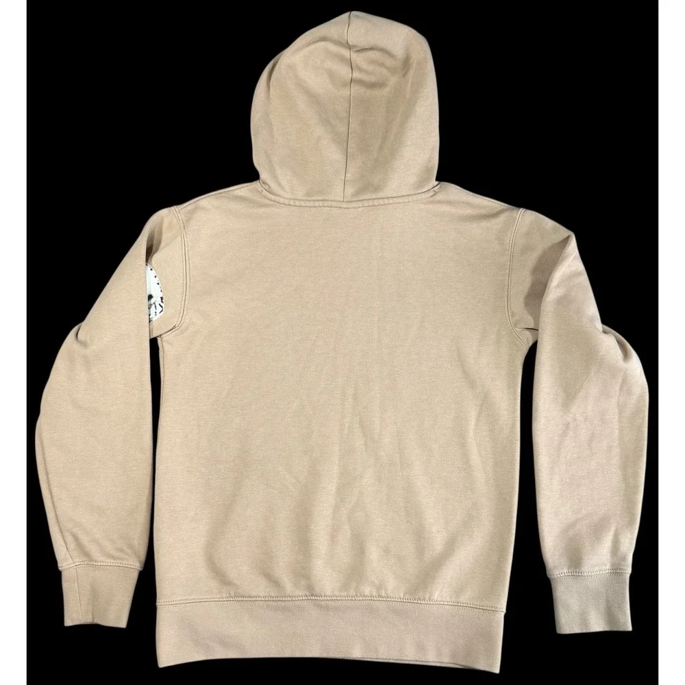 Michael Jordan Boys Sweatshirt Nike Air Tan Beige 6 Rings MVP Hoodie Pullover
